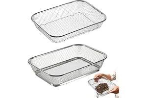 2 Styck Trädgårdssikt, Siktolstorlek 3/6mm, Rostfritt Stål Trädgårdssikt, Jordsåll