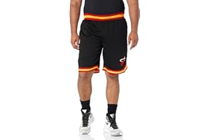 Ultra Game Herren NBA Men's Active Knit Basketball Training Shorts Woven Team Logo Poly Mesh