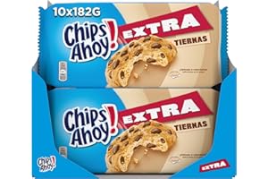 Chips Ahoy! Extra Tiernas Galletas Cookies Americanas con Pepitas de Chocolate 208g