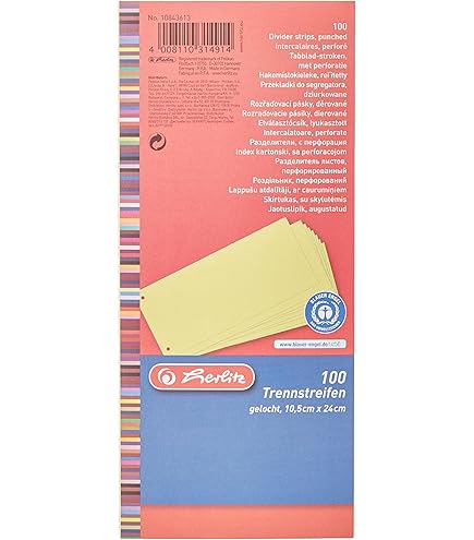 Divisori Per Raccoglitori Leitz Con 12 Tasti - A4, Multicolore, Cartoncino Riciclato - Foto 2