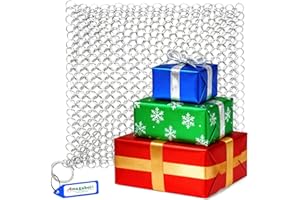 AMAGABELI GARDEN & HOME Amagabeli Detergente per Ghisa in Acciaio Inossidabile, 20cm x 15cm Scrubber a Catena in Acciaioper Tutti i Tipi di Griglie, padelle in ghisa, Griglie e Forni Olandesi