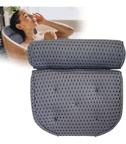 WONDERfoam Badewannenkissen Extra Dick – Ergonomisch, Rutschfest & Maschinenwaschbar Für Maximalen Badekomfort