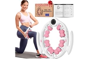 Cellulite Massage Roller - Pink - Anti-Cellulite Massager with Removable Roller Handles for Thighs, Legs and Buttocks - Fascia Massager for Lymphatic Drainage - by Cozlow