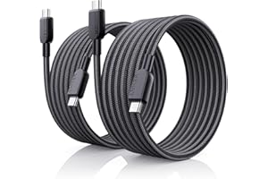 Anker 240W USB C to USB C Cable (2Pack,6ft), Type C Charger Cable Fast Charging for MacBook Pro, iPhone 17/16/15 Pro Max, iPad Pro, Samsung Galaxy,and More(USB 2.0)