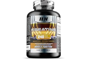 Iron Labs Nutrition Creatine Capsules - 4,200mg per Serving x 40 Servings - Creatine Monohydrate Enhanced with ALA - Creatine Tablets Suitable for Men and Women (240 Capsules)