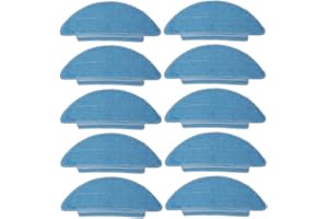 COOKIBLEND Confezione da 4/10 panni lavabili di ricambio adatti per Tikom L9000 per Lubluelu SL60D SL61 robot aspirapolvere panni accessori (confezione da 10)