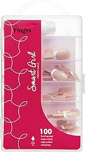 Fingrs 70268 Faux Ongles Kit Professionnel 100 Ongles Smart Girls à Coller Format Economique