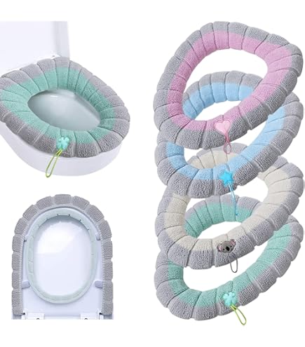 WC-Sitzkissen Wasserdicht - Toilettenbezug Mit Haken & Schlaufen