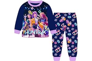 TBNRFrags Demon Hunters Girls Pajamas Set K-Pop Mira Rumi Zoey Sleepwear 100% Cotton Pyjamas Nighties Fashion Cute Kids Pjs