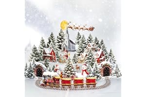 ‎HIEREIN Hierein Weihnachtskarte Pop Up, Weihnachten Schneemann Wald Weihnachtskarten für Frau Mann Mutter Ehefrau Ehemann Kinder Freund, 3D Weihnachten Karte Weihnachtsgeschenke, Christmas Card