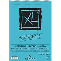 CANSON XL Aquarelle C400039171: Aquarellpapier - Malblock/Zeichenblock für Aquarell in DIN A3 - Aquarellblock für…