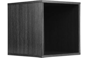 Charles Jacobs Vinyl Record LP Storage Box Unit - Black - Medium