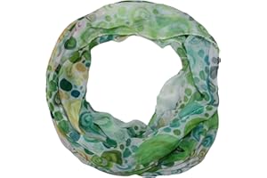 beybey® Trance Edition Damen Seide Loop Schal in herrlichen Farben - ein Seidenschal zum Verlieben