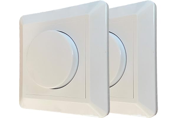 Kit: greenandco gc-200MCM Variateur LED numérique maître encastré + gc-200MCS Module de commande supplémentaire | blancs