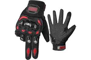 LVNRIDS 1 Pair Unisex Sports Motorbike Riding Gloves Full Finger Protective Touch Screen Gloves