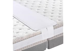 NCONCO Bettbrücke, 19,8 cm breit, Doppel- zu King-Size-Konverter-Set, Bettfüller, Matratzenverbinder mit Gurt