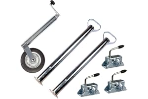 WAMO Roue de béquille 600 mm, support pour remorque