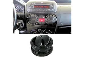 GARAGE HUB ITALIA Bocchetta CENTRALE Griglia di Ventilazione per Diffusore d'aria Centrale per Fiorino, Qubo, Nemo, Bipper OE: 735461076, 8265.JJ