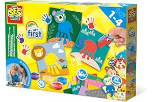 SES Creative 14443 My First - Peinture au doigt avec empreintes de mains et animaux