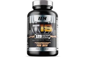 IRON LABS NUTRITION T19 for Men Aged 40+ - with D-Aspartic Acid, Fenugreek and Maca - Natural Vitamin Booster for Men - Nutrient Booster (120 Vegetarian Capsules)