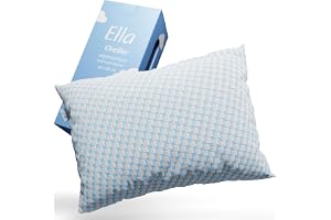 Ella Nackstödskudde 40 x 60 – ergonomisk kudde med justerbar fyllning – ortopedisk kudde för nacksmärta – sover på sida, rygg