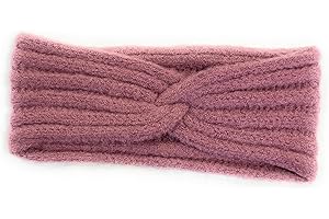 CAPRILITE Women's Girls' Winter Warm Knitted Headband Knot Knit Woolly Head Ear Warmer Wrap Sweatband UK