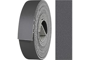 haggiy Kantenumleimer aus ABS mit Schmelzkleber 22 mm x 2,5 m – Premium Umleimer extra stark zum Aufbügeln für Möbelplatten & Regalbretter – Kantenband Dekor: Diamant-Grau