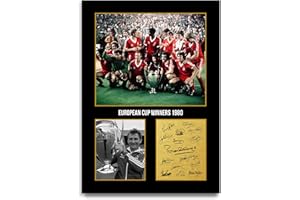 HWC Trading Nottingham Forest European Cup Winners 1980 Gifts Printed Signed Autograph Picture for Football Fans and Supporters - A4 Print Only
