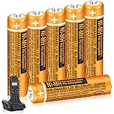8 Pack NI-MH Rechargeable Battery For Panasonic HHR-55AAABU 1.2V 550mAh AAA Rechargeable Batteries For BT Gigaset Cordless Phones