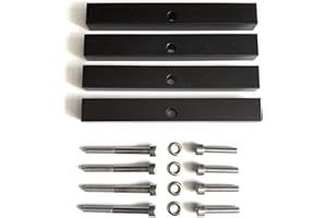 STREETANDTRACK 4X Dachträger Adapter Set für VW Bus T5+T6 zur Befestigung auf Kederschiene