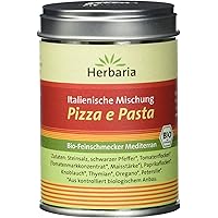 Herbaria "Pizza e Pasta" italienische Mischung, 1er Pack (1 x 100 g Dose) - Bio