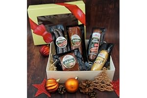 MEISTER'S Wurstpaket Geschenk | Schinken Salami Set | Lende geräuchert Leberwurst Preiselbeeren | BBQ Rauchwurst Schlemmer Box | Wurstgeschenk für Männer & Familie