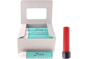 Sisa 12 St Reifenkreide Fettkreide zur Reifenkennzeichnung Weiβ Reifen Kreide Satz