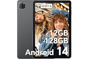OSCAL Android 14 Tablet 10 Pulgadas Pad70Wifi, 12GB RAM 128GB ROM/1TB TF Tablets, Widevine L1/6580mAh/WiFi 6/13MP+8MP/BT 5.0 2024 Quad Core Tablet
