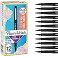 Paper Mate Flair Felt Tip Pens | Medium Point (0.7 mm) Writing Pens | Black Pens | For Writing, Drawing & Sketching | 12 Count