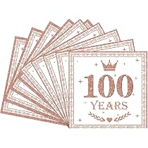 Geburtstagsdekoration Zum 100. Geburtstag Für Frauen – Set Mit Krone & Schärpe „100 & Fabulous“