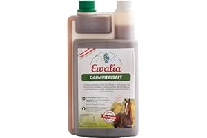 Ewalia Darmvitalsaft | 1 l | Ergänzungsfuttermittel für Pferde | Mit Schafgarbe & Pfefferminze