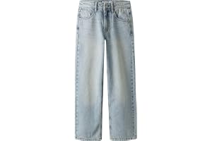 Nkmryan raka jeans 5950-Dm Noos, Vintage ljusblå denim, 146