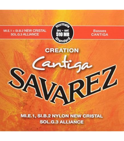 Corde Per Chitarra Classica Savarez 500CR - Set 6 Pezzi, Tensione Standard, Cristal Corum - Foto 4