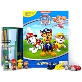 Paw Patrol My Busy Books - Storybook, 10 figurines, playmat