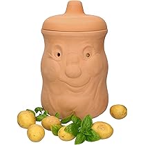 MamboCat Set van 3 TERRA terracotta aardappel-, uien