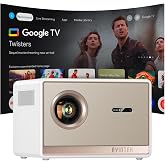 Byintek T5 Max Projeksiyon Cihazı, Lisanslı Google TV, Yerel Full HD 1080P, 1000 ANSI L&uuml;men, Otomatik Odaklama, Otomatik Trap