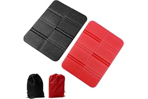 Sunshine smile 2 Stück sitzkissen Outdoor faltbar,Faltbares Sitzkissen,Thermo Sitzkissen,Sitzkissen Wasserdicht,Sitzunterlage Isolierende,Sitzunterlage Outdoor,Sitzkissen Garten Camping Picknick