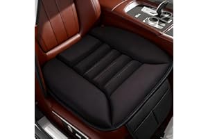 Big Ant - Cuscino per auto, in schiuma di memoria di protezione, confortevole, antiscivolo, per sedile auto, per ufficio, casa, colore: Nero