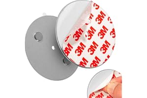 ECENCE Rauchmelder Magnethalter 10 Stück Selbstklebende Magnethalterung für Rauchmelder Ø 70mm schnelle & sichere Montage ohne Bohren und Schrauben für alle Feuermelder und Rauchwarnmelder