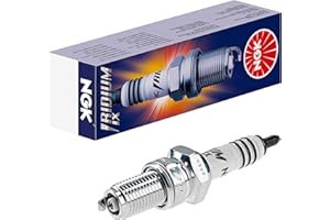 NGK Spark Plug DR8EIX Iridium IX 6681, silver/white