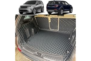 7DEEKEI Boot Liner Compatible with 2020-2024 Land Rover Discovery Sport 5-Seater (40/20/40 split-folding rear seats and Fits boot side net pockets) Cargo Mats