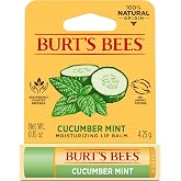 Burt's Bees Salatalık Naneli%100 Doğal Nemlendirici Dudak Balsamı, 0,15 oz