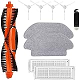 10 Pezzi Set di Accessori di Ricambio per Aspirapolvere, Robot Vacuum-Mop 2s Ricambi Accessori, Parti di Ricambi Panno Microf