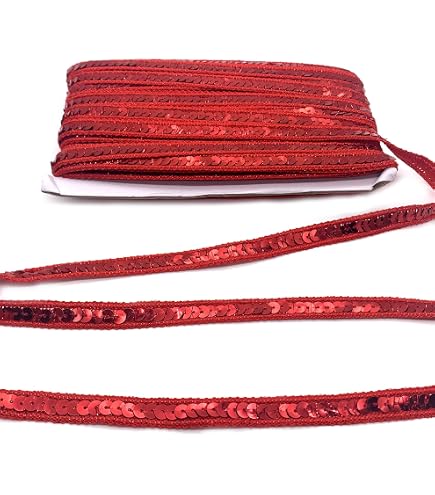 Elastisches Paillettenband, 5,5 M, 7,6 Cm Breit, Hot Pink – Glitzernd Für Nähen & DIY